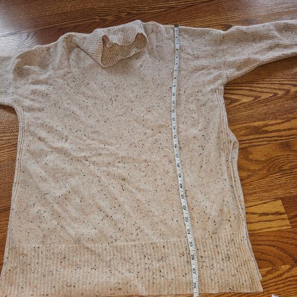 Cashmere Ann Taylor Turtleneck Tunic Sweater Size Large Sustainable - Picture 5 of 9